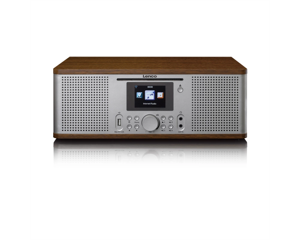 Lenco DIR-270 DAB+ Radio, walnuss