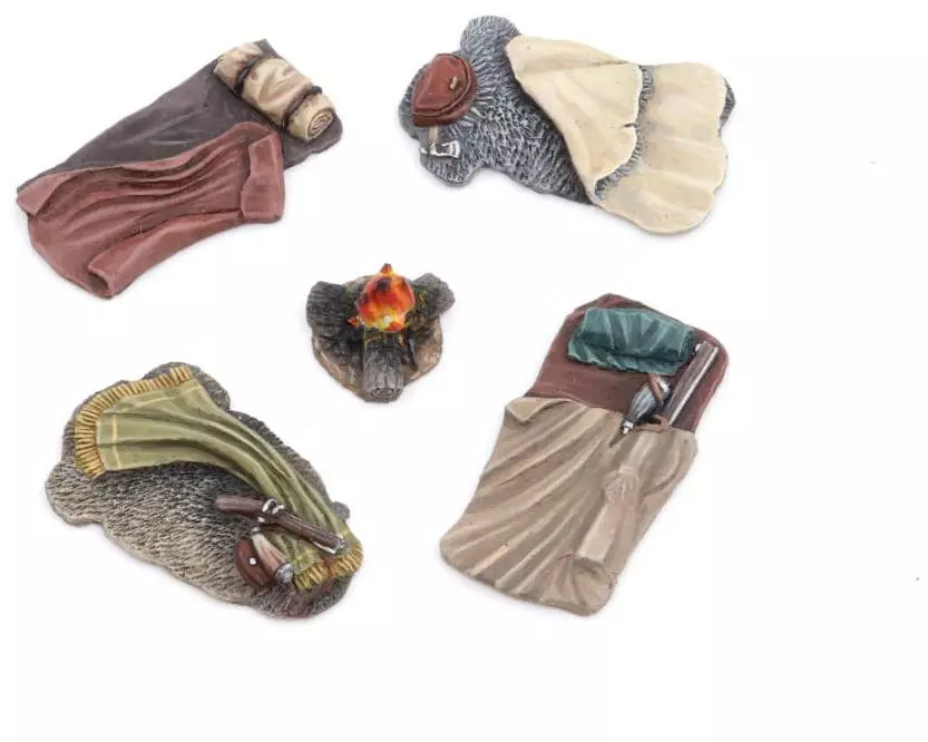 Tabletop Art Zubehör Trapper Camp 5 Teile