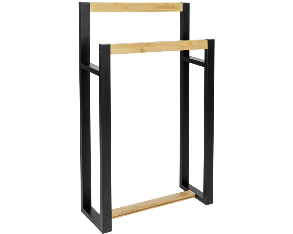 Wenko Handtuchhalter Braidi Natural/Schwarz