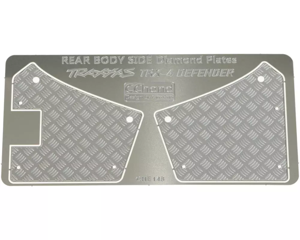 RC4WD Modellbau-Riffelblech TRX-4 Defender hinten