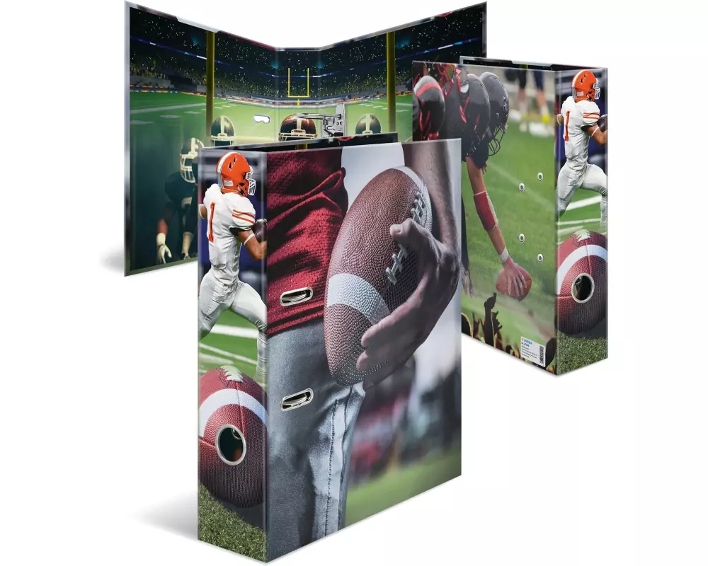 HERMA Motiv-Ordner A4 American Football 285 cm, Mehrfarbig