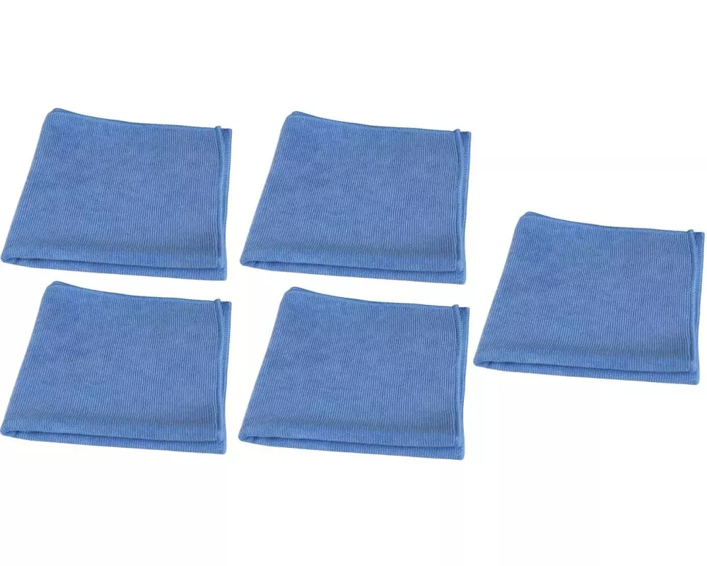 Edi Baur Mikrofaser-Reinigungstuch Long Life 5 Stück, Blau