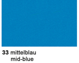 URSUS Moosgummi 30x40cm 8340033 mittelblau 5 Bogen
