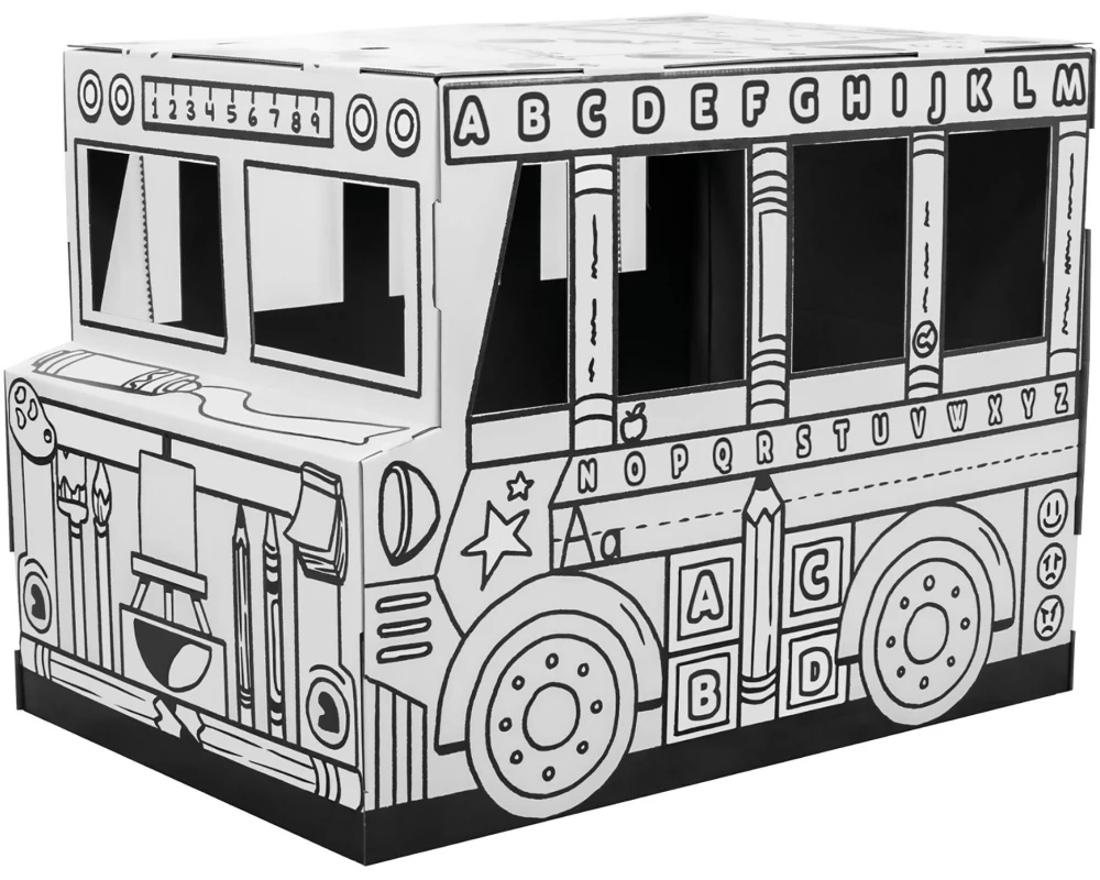 Fellowes Ausmal-Spielbus Outer 83.8 x 78.7 x 114.3 cm