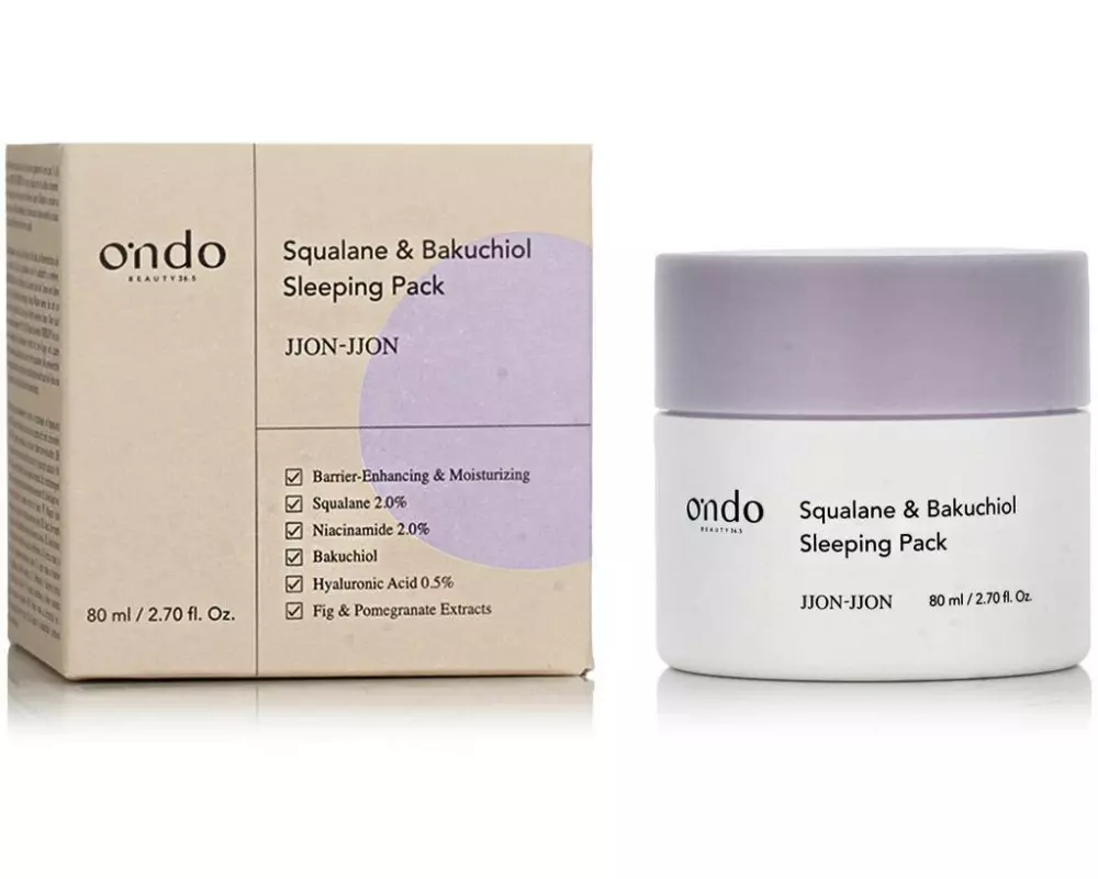 Ondo Beauty 36.5 Squalane & Bakuchiol Schlafmaske 80 ml