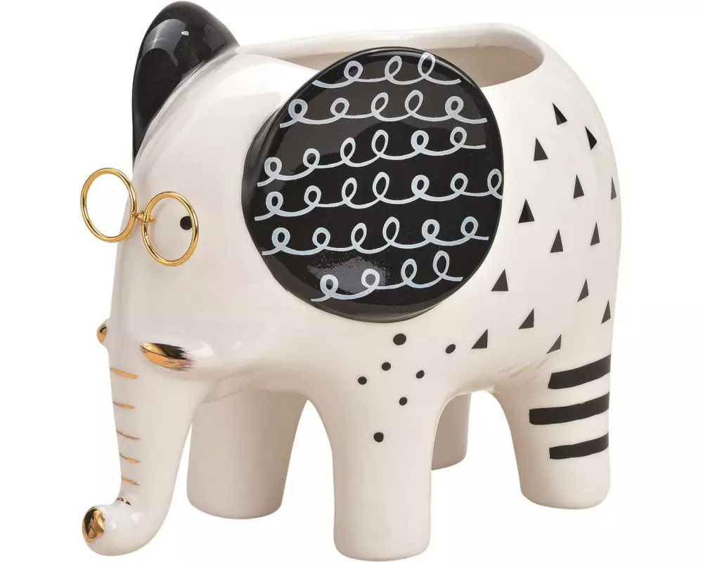 G. Wurm Pflanzengefäss Elefant 16 cm