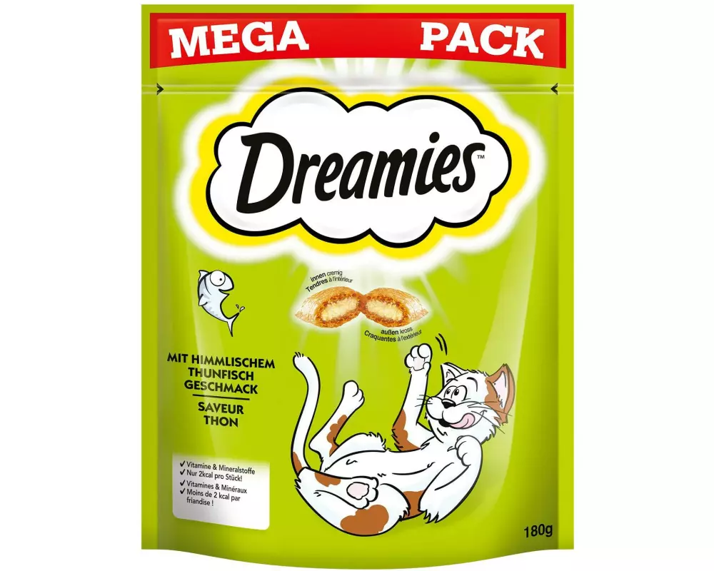 Dreamies Katzen-Snack mit Thunfisch 180 g