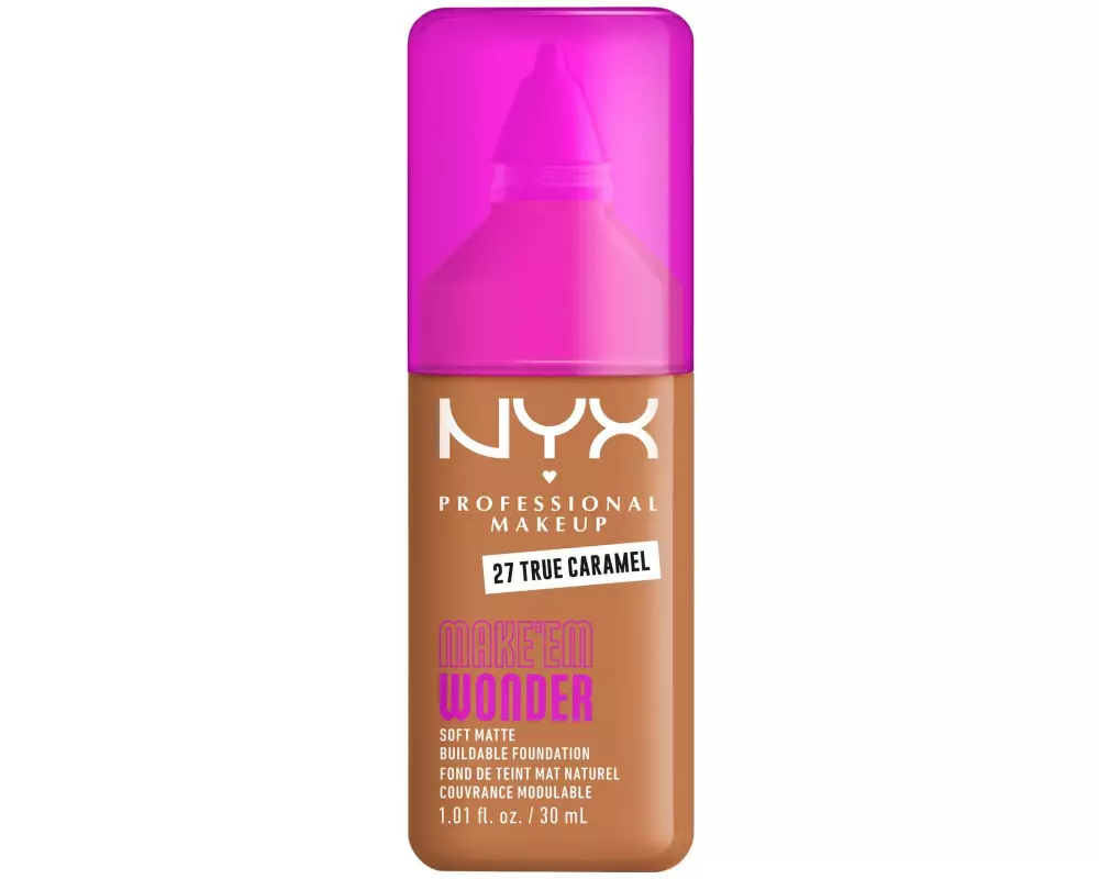 NYX Professional Makeup Foundation Make em Wonder 27 True Caramel