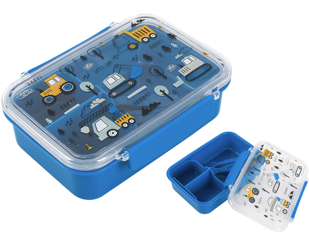 I-DRINK Lunch Box mit Löffel + Gabel ID2018 Truck