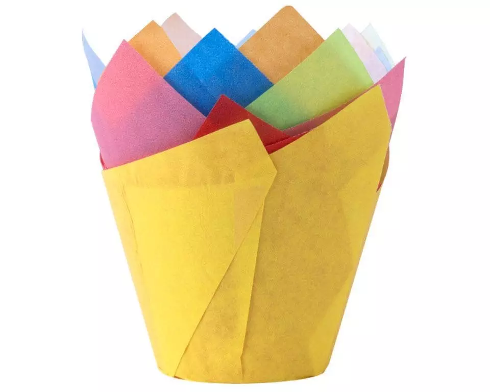 Demmler Muffin Backform Tulip Wraps Uni 24 Stück