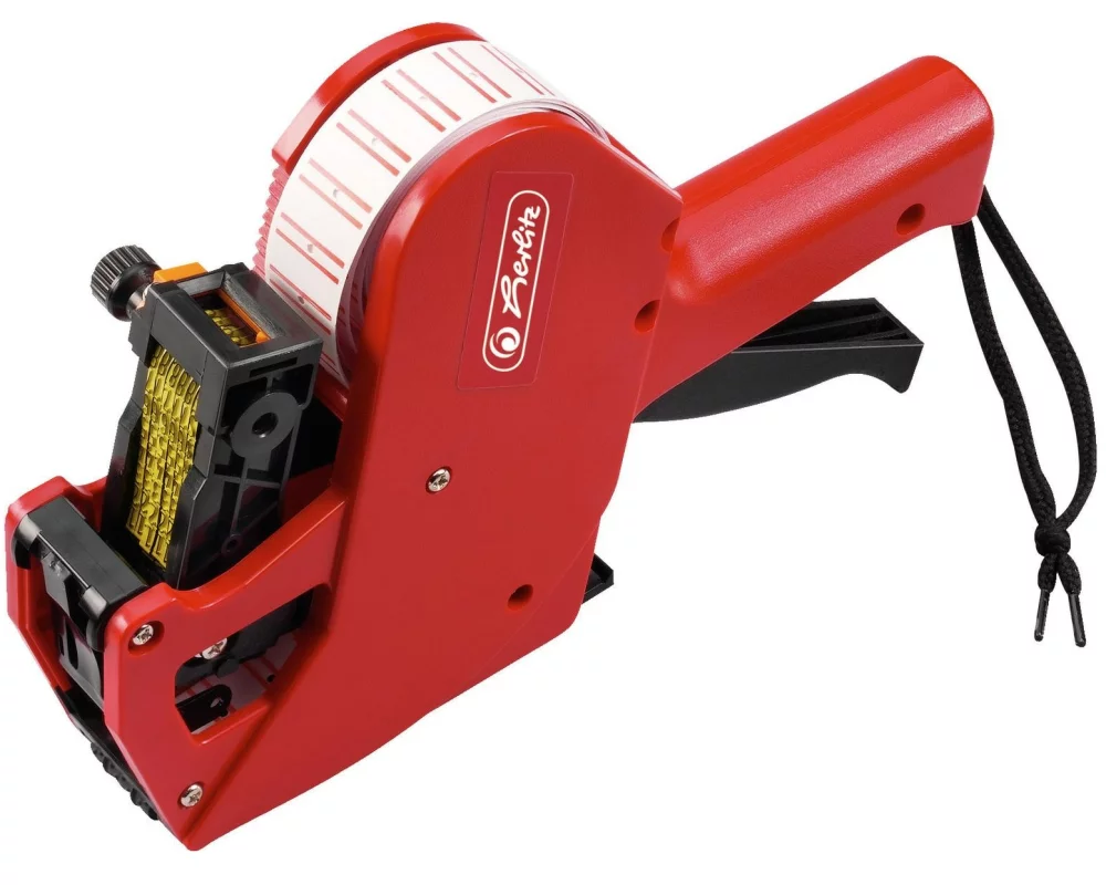 Herlitz Beschriftungsgerät 1-zeilig, 6-stellig