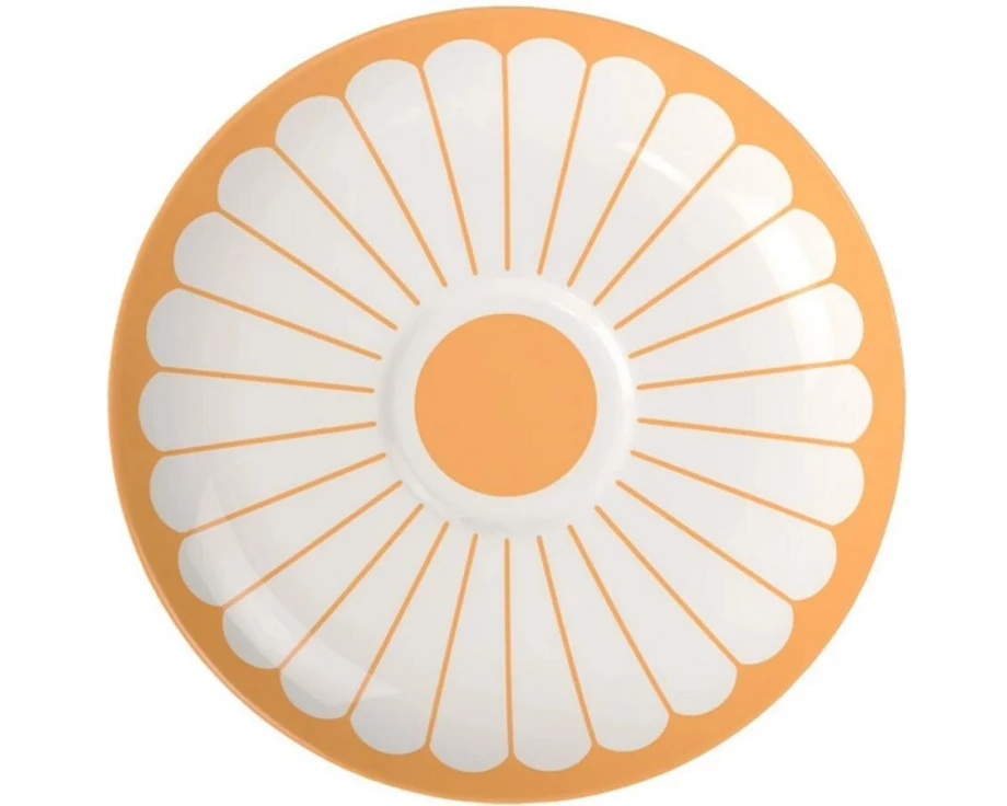 Villeroy & Boch Fleur Soleil Capppuccino Untertasse, 6 Stück