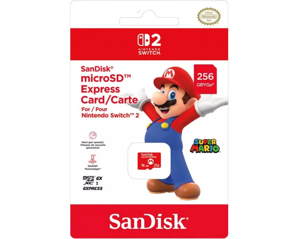 Nintendo microSDXC-Karte SanDisk Express 256 GB