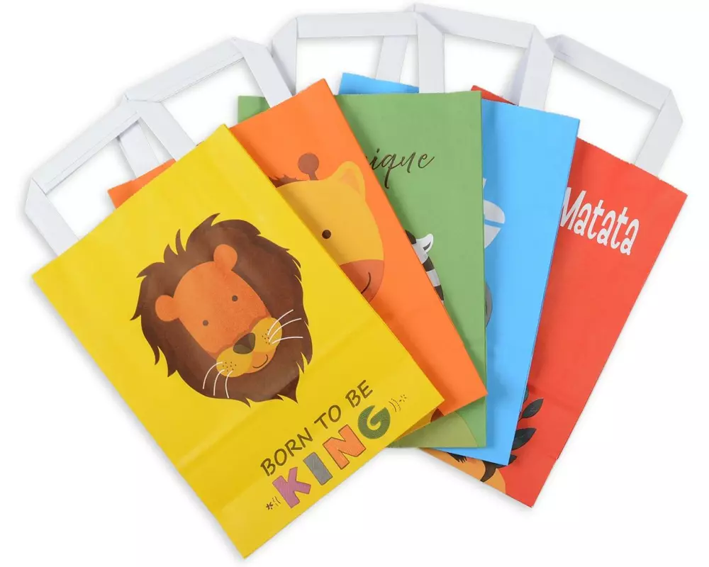 ELCO Geschenktüte Color Animal 18 x 8 x 26 cm, 10 Stück