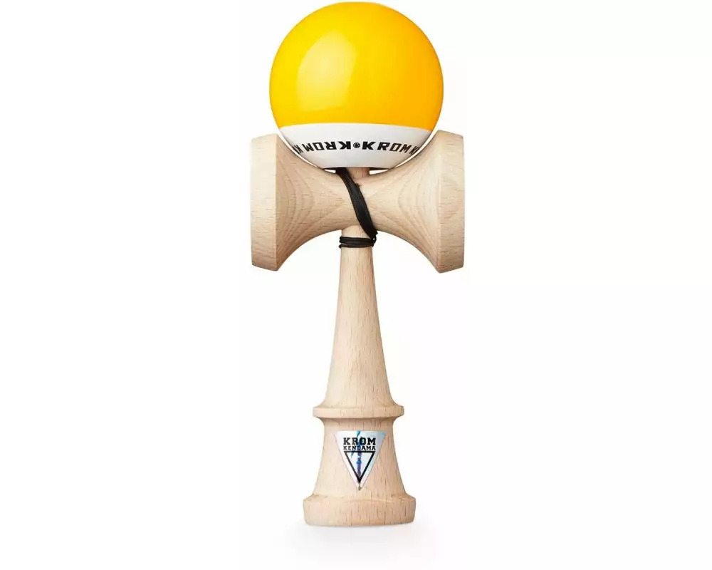 KROM KENDAMA Kendama Krom Pop LOL Yellow