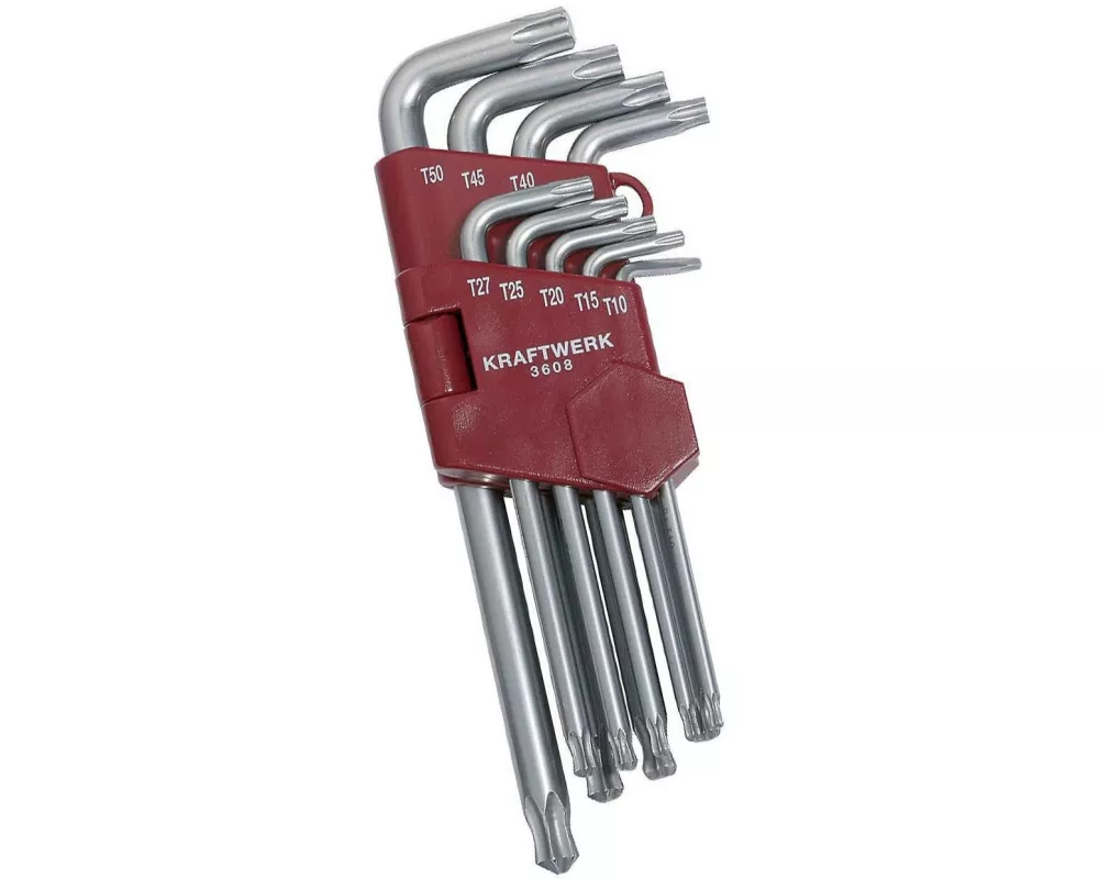 Kraftwerk Winkelschlüssel-Set T10-T50 Torx