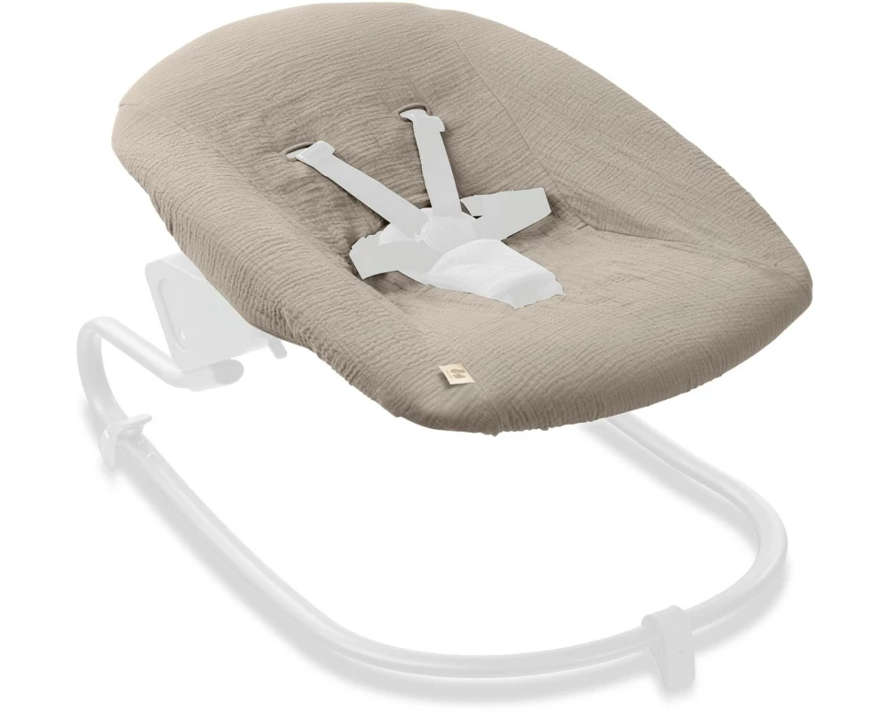 Hauck Hochstuhlaufsatz Bouncer Bezug Beige
