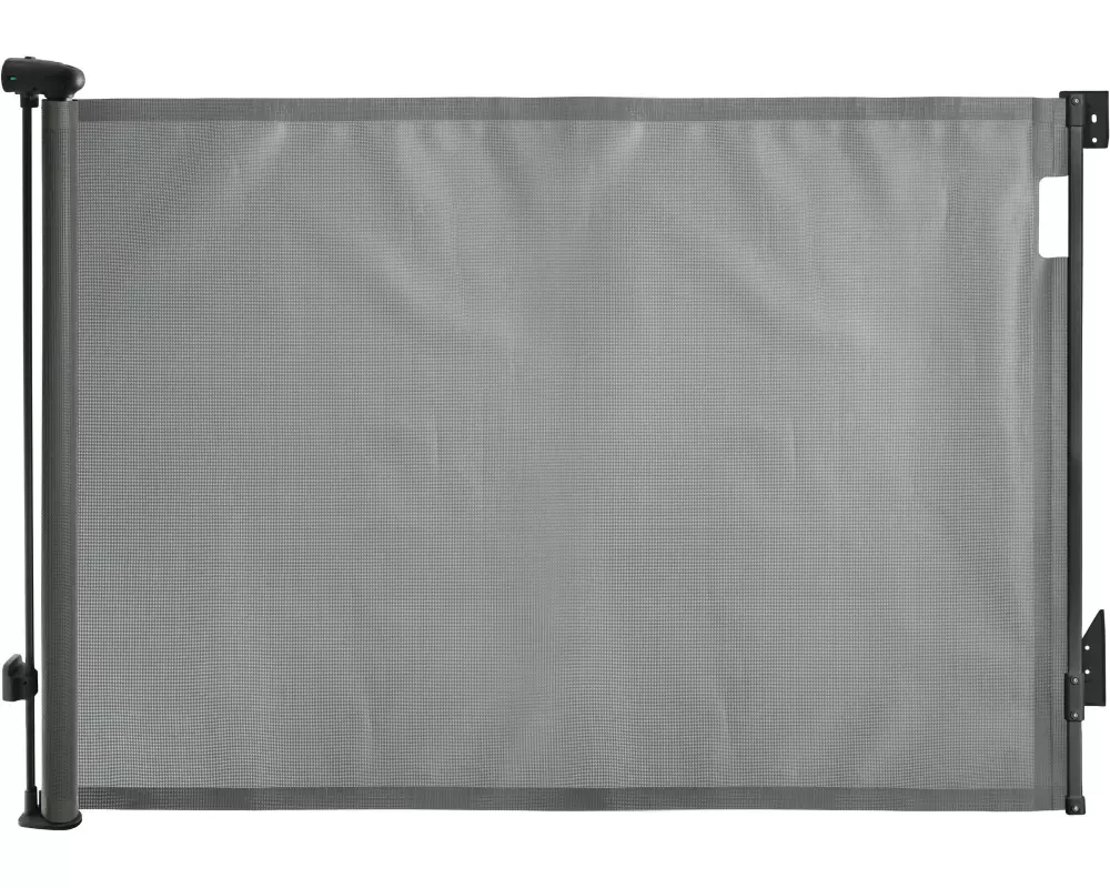 DREAMBABY Türschutzgitter Glide n Hide 60 cm - 140 cm Grau