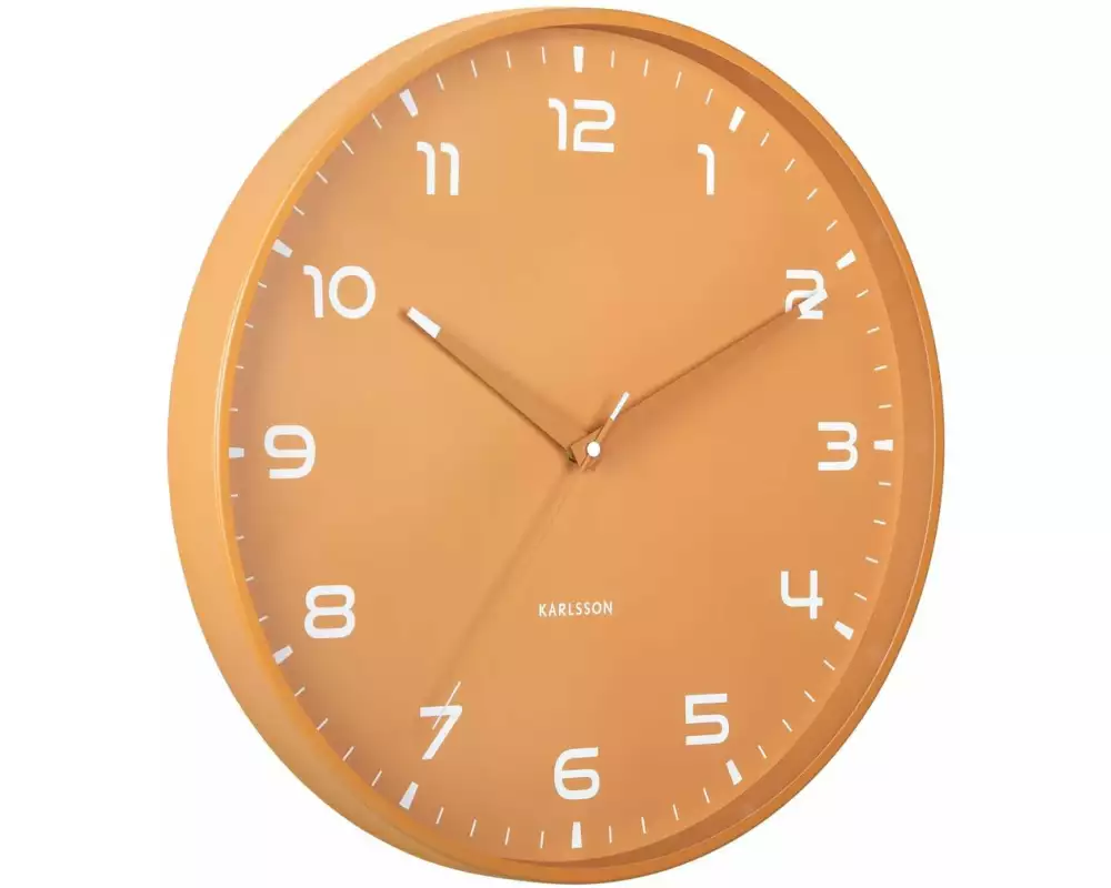 KARLSSON Wanduhr Orgullo Ø 40 cm, Ocker
