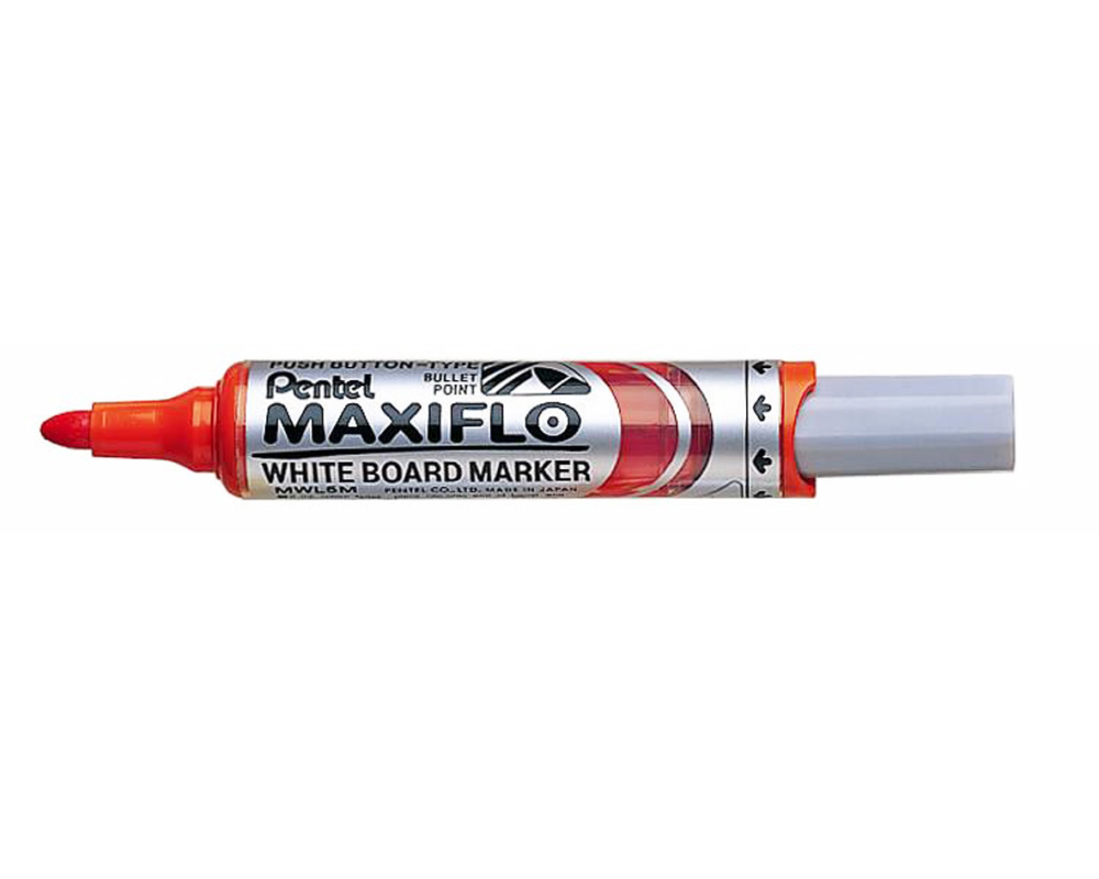 PENTEL Whiteboard Marker 6mm MWL5M-F orange