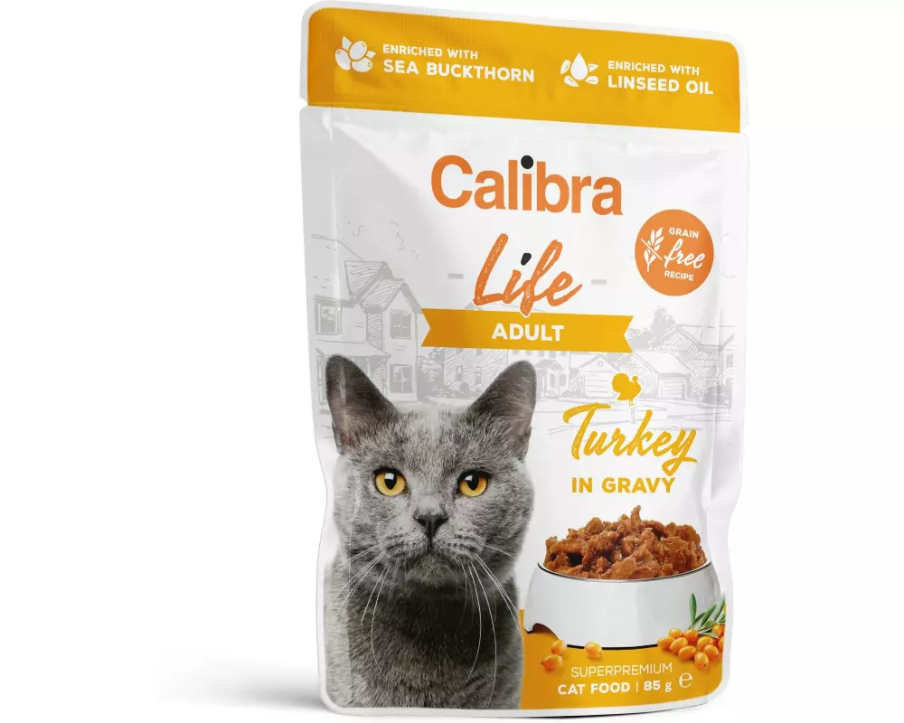 Calibra Nassfutter Life Adult Truthahn in Sauce 28x 85 g