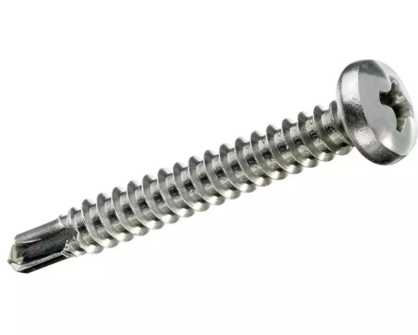 STRUCT Selbstbohrschrauben Linsenkopf 4.2 x 25 mm Stahl, 8 Stück