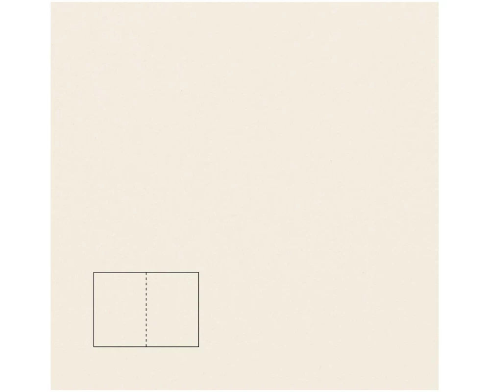 Rico Design Paper Poetry Essentials Klappkarte A6, Hellgelb