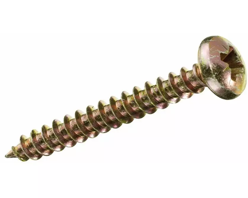 STRUCT Spanplattenschrauben Pan Head 5 x 16 mm Stahl, 14 Stück