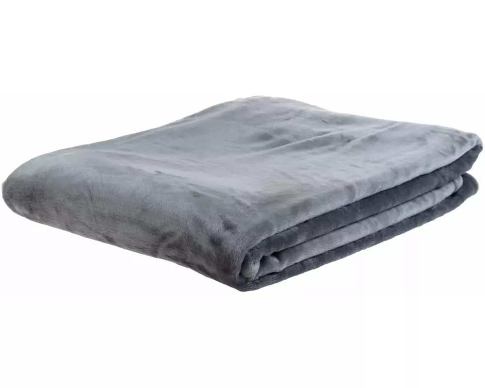 COCON Decke Fleece Chinchilla 150 x 200 cm, Grau