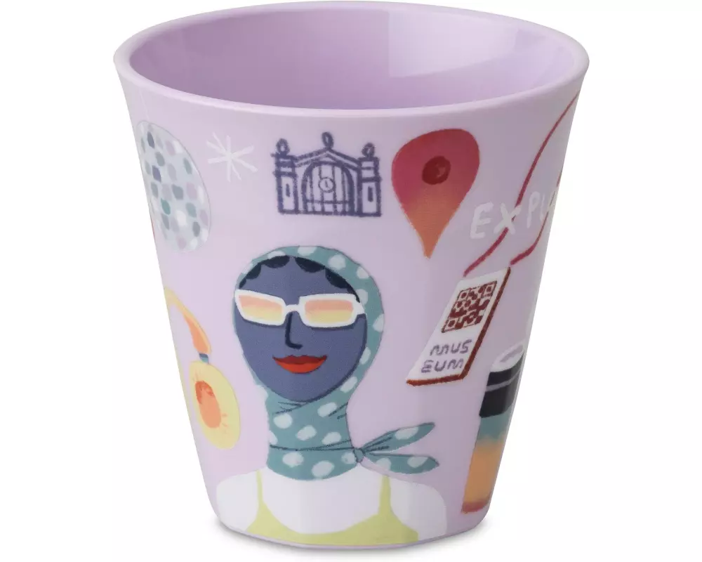 Koziol Trinkbecher Nora M Sisters 300 ml, 1 Stück, Mehrfarbig