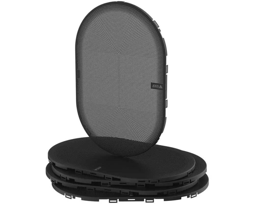 Axis Lautsprechergitter TC1706 Schwarz 5 Stück