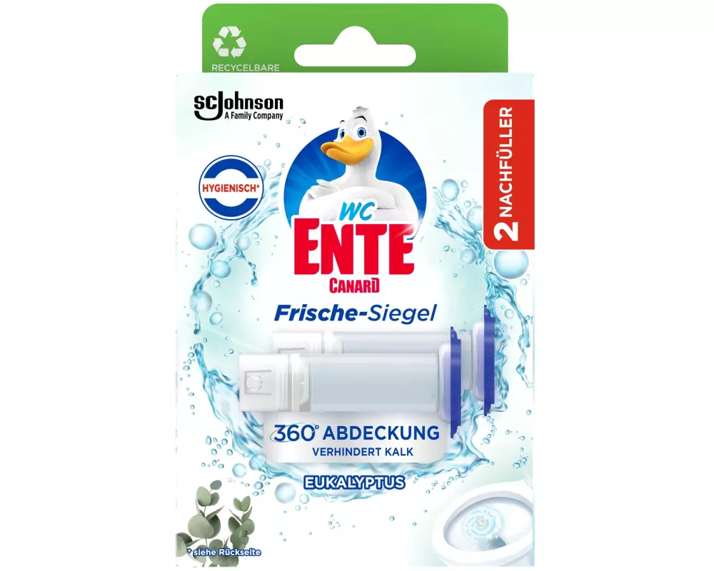 WC-Ente Nachfüller Frische-Siegel Bleichkraft Eukalyptus