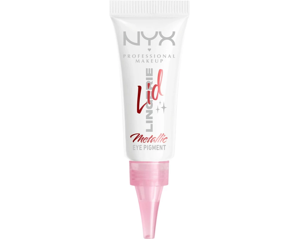 NYX Professional Makeup Lidschatten Lid Lingerie Cream Eye Pigment 01 Satin Silver