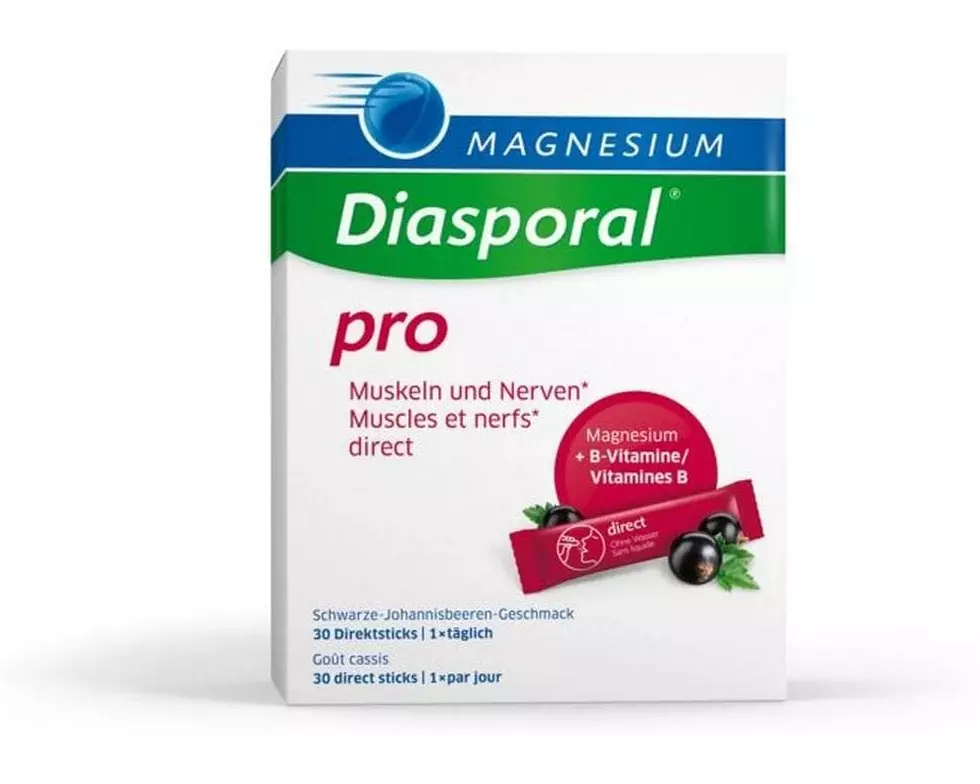 Magnesium Diasporal Pro Muskeln + Nerven 30 Direct Sticks