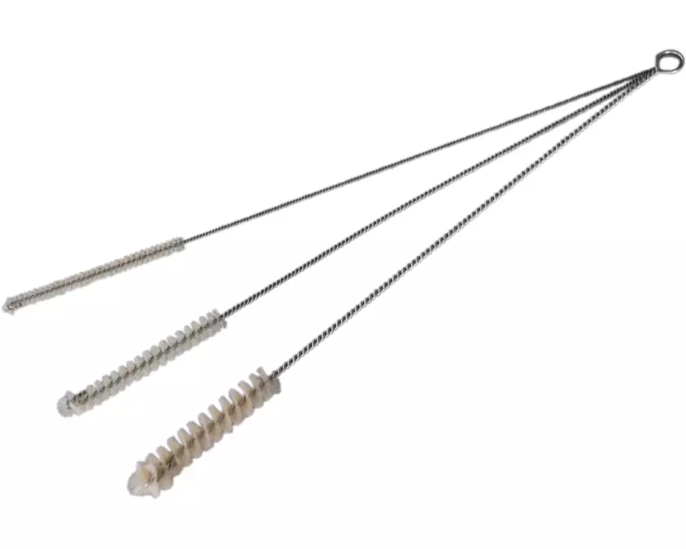 Edi Baur Hahnenputzer Naturborsten Set Nature