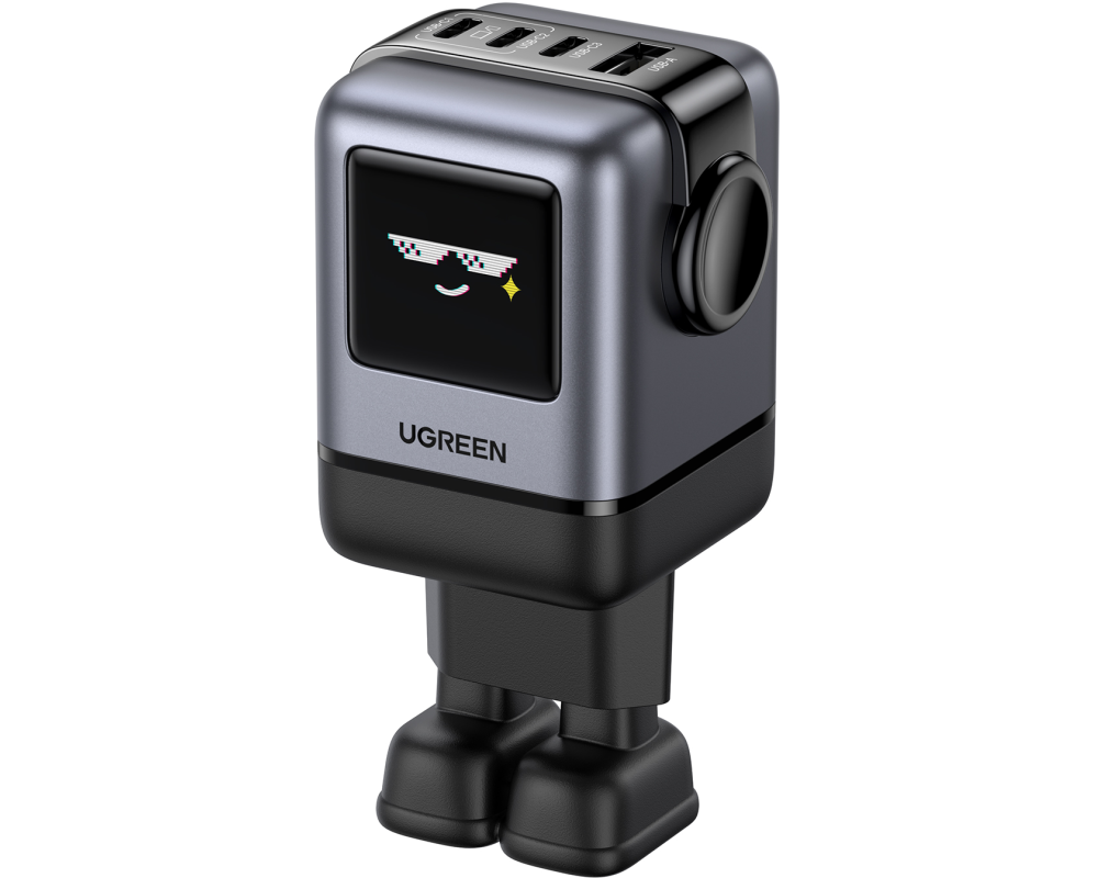 UGREEN USB-C Wallcharger Uno RG 45515B 100W,4-Port,GaN,Fast Charg.