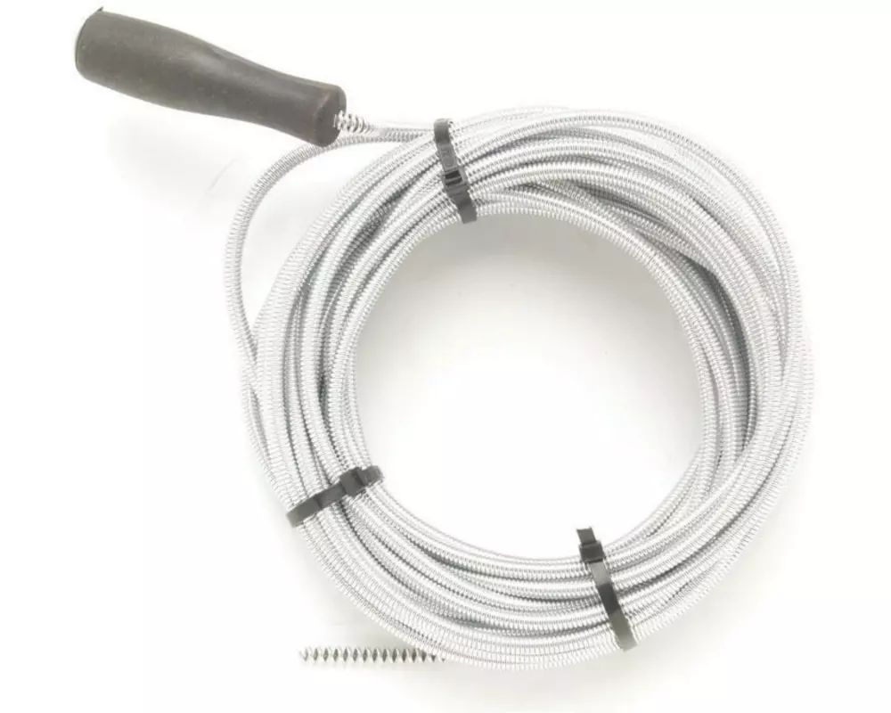 Toolland Rohrreinigungsspirale 403 PVC Metall Grau Schwarz 10 m