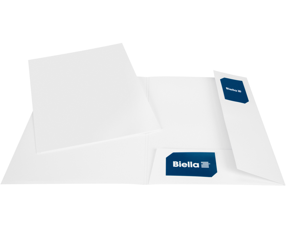 BIELLA Präsentationsmappe Pearl#1 18640001U weiss 225x315mm