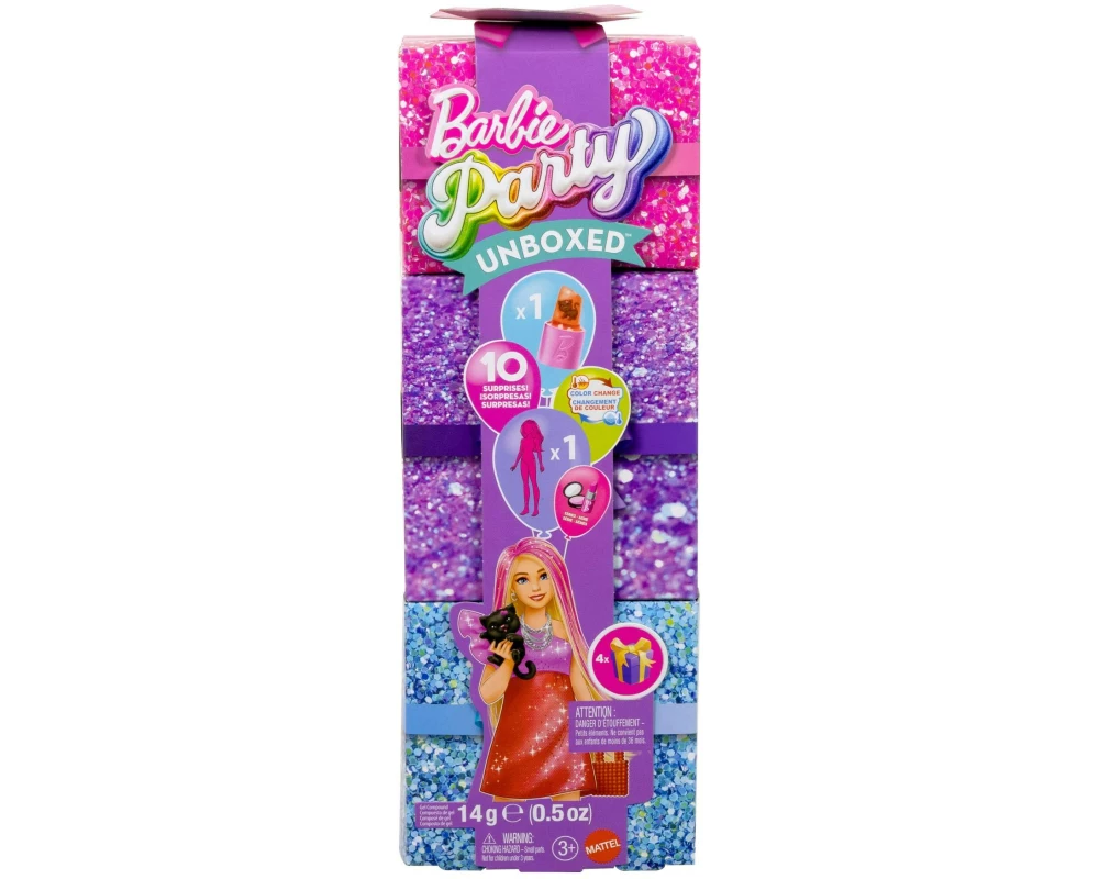 Barbie Puppe Party Unboxed Glam Serie Red Original Doll Assortiert