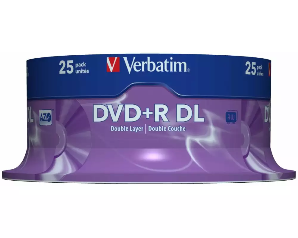 Verbatim DVD+R 8.5 GB, Spindel (25 Stück)