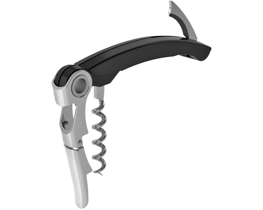 Vacuvin Korkenzieher WAITER'S Schwarz
