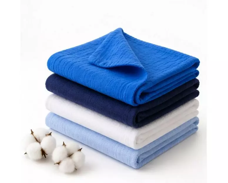 MAKIAN Mulltuch 4er Pack, 30 x 30 cm