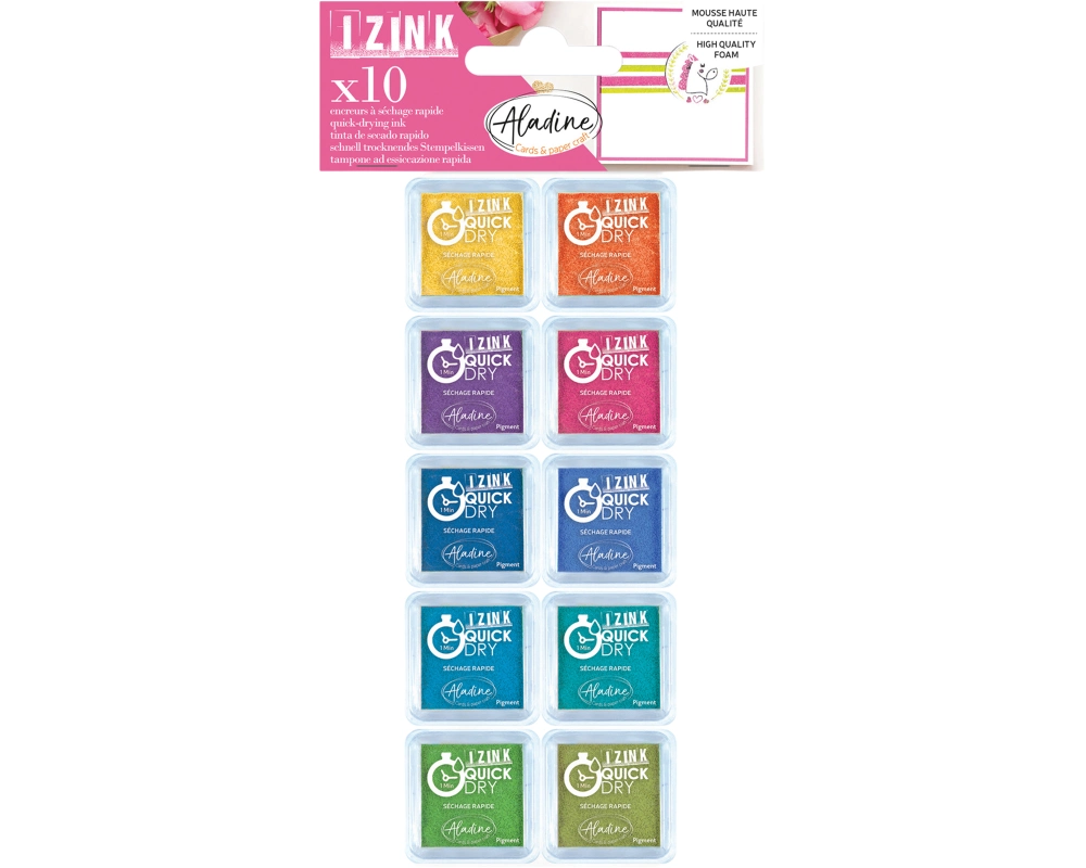 ALADINE Stempelkissen 03976 assortiert 10 Stück