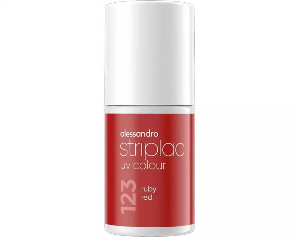 alessandro Nagellack Striplac UV Colour 123 Ruby Red