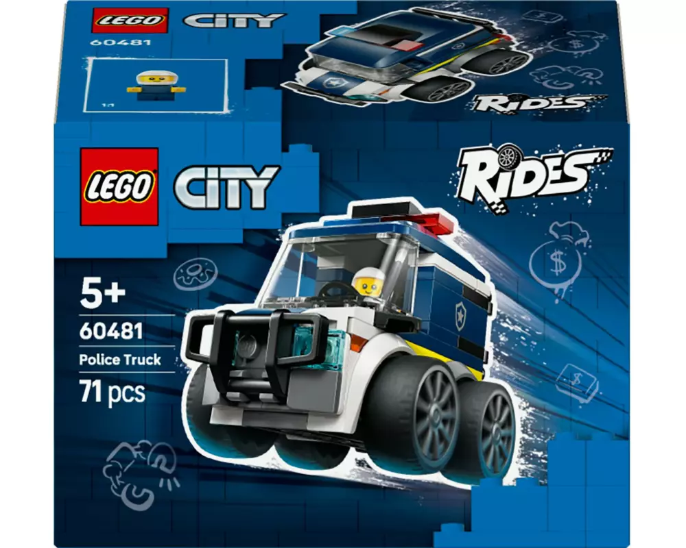 LEGO City Coole Flitzer – Polizei-Truck 60481