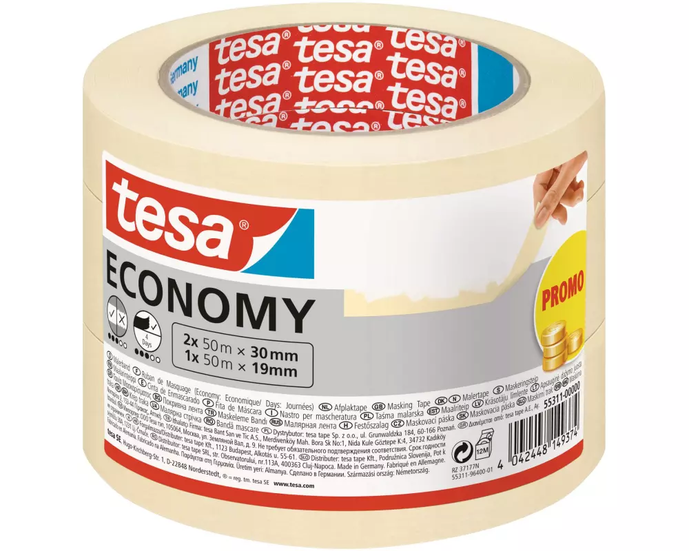 tesa Maler Kreppband 3er Pack