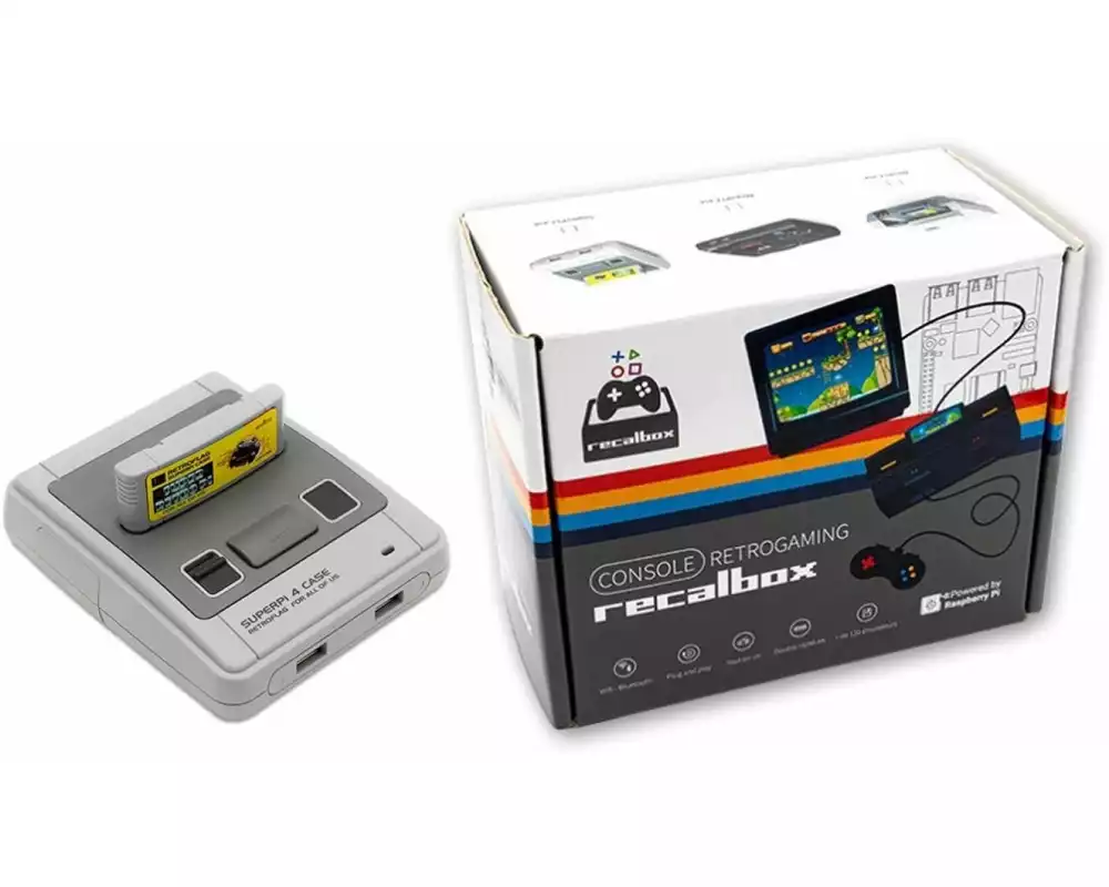 HutoPi Gaming Kit Raspberry Pi 4, 4 GB Retrogaming SNES Set