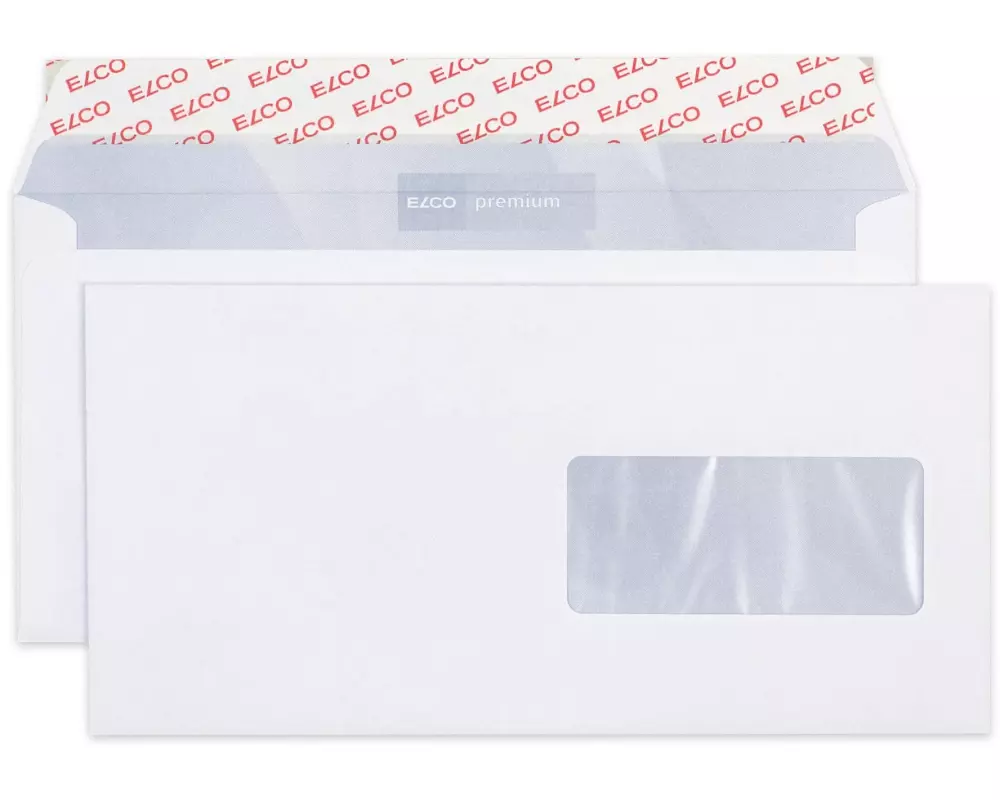 ELCO Couvert mit Fenster Premium C5/6, Rechts, 500 Stück