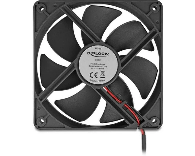 Delock PC-Lüfter 5 V DC, 120 x 120 x 25 mm