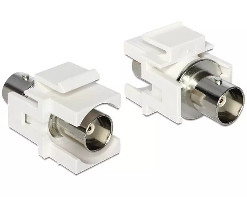 Delock Keystone-Modul BNC Weiss